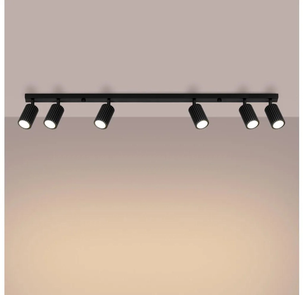 Brilagi - Spotlámpa CRESTO 6xGU10/10W/230V fekete