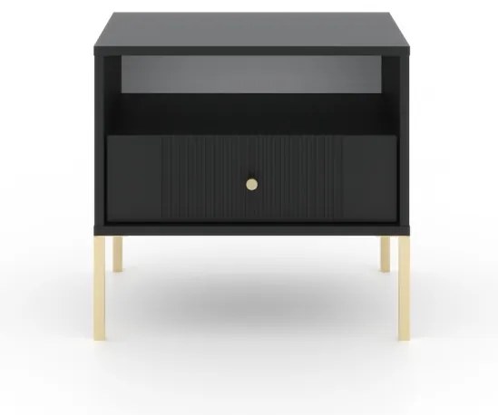 Éjjeliszekrény Fekete Színben. ISEO IS06
