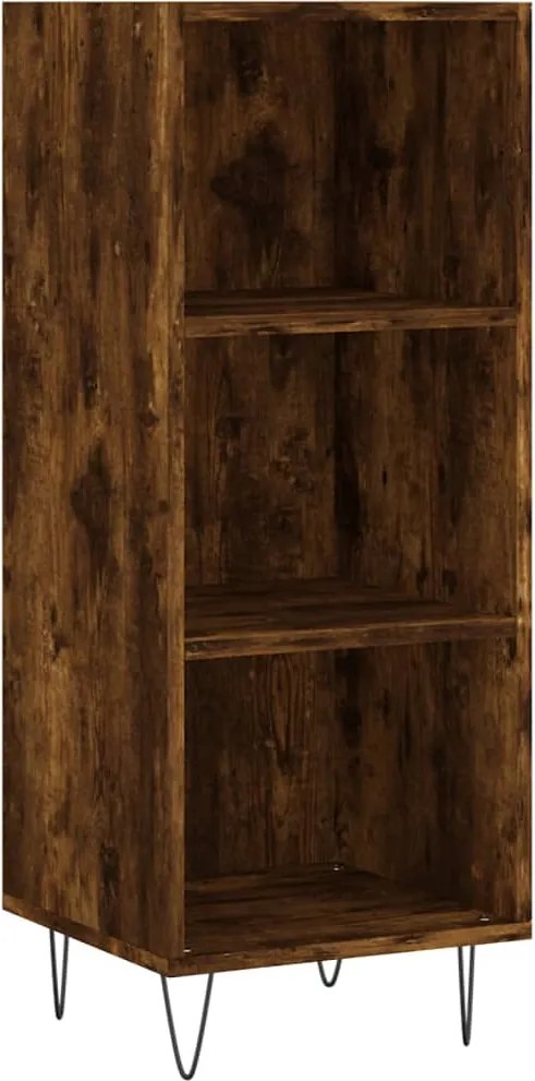 vidaXL sonoma tölgy színű szerelt fa tálalószekrény 34,5x32,5x90 cm