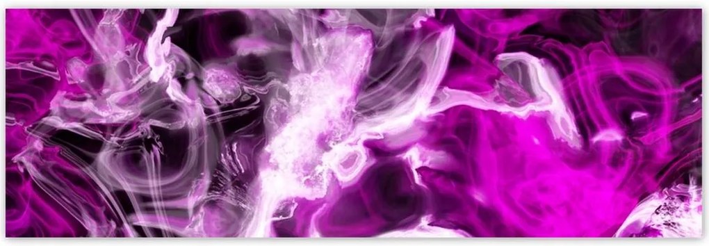 Poszterek 200x66 Lila lángok