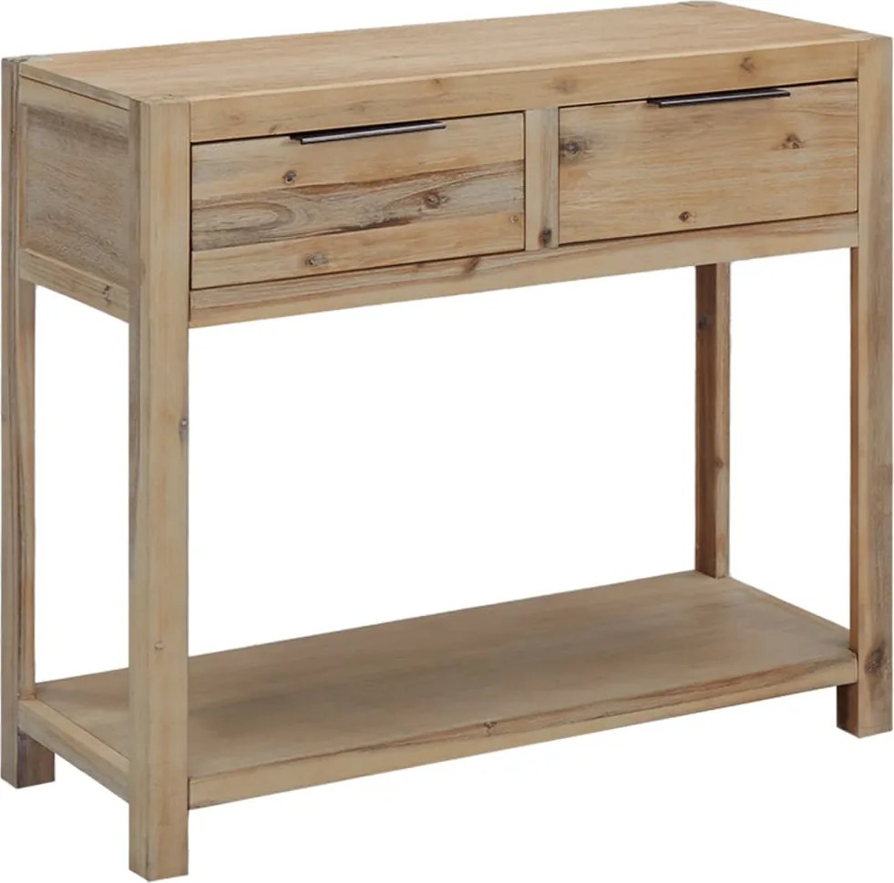 vidaXL tömör akácfa tálalóasztal 82 x 33 x 73 cm