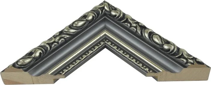 Milánó képkeret, ezüst, 15 x 20 cm