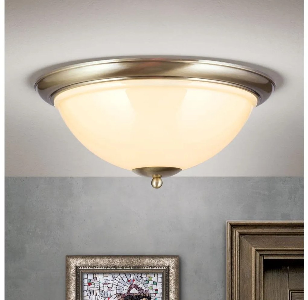 Orion DL 7-677/50-Mennyezeti lámpa AUSTRIAN OLD LAMP 3xE27/60W/230V bronz/bézs