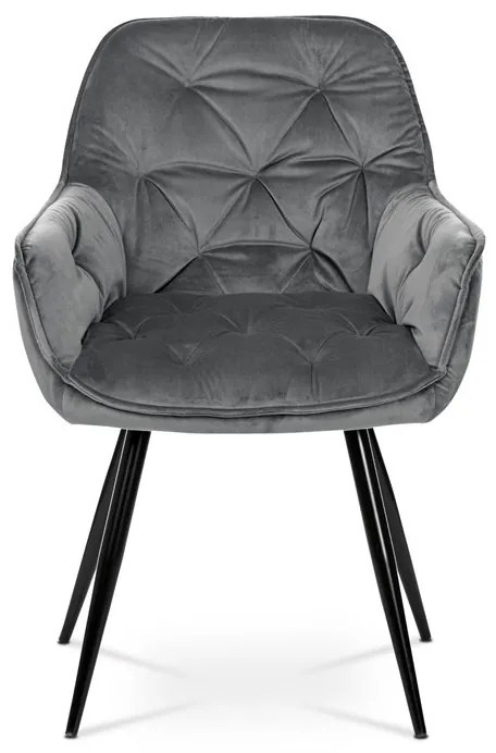 Szürke Bársony Étkezőszék. DCH-421 GREY4