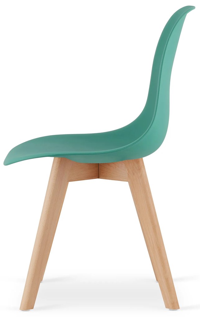 Zöld KITO szék bükkfa lábakkal