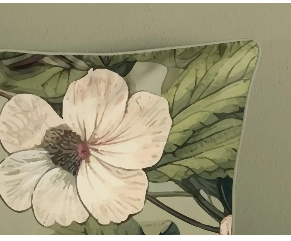 Khaki egyszemélyes-hosszabbított pamut-szatén ágyneműhuzat 140x220 cm Onaz – Descanso