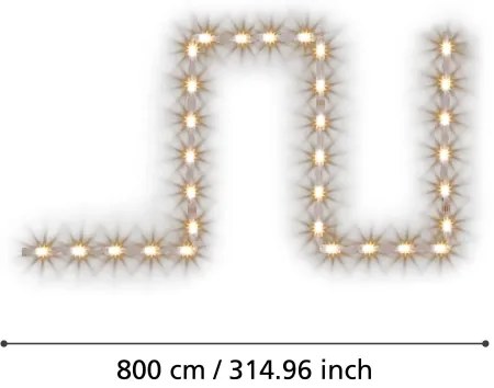 Eglo 99687 - LED RGBW Dimmelhető szalag 8m LED/24W/24/230V 2700-6500K
