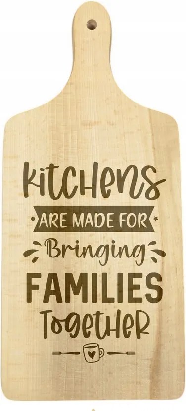 Vágódeszka Fa Konyhai dekoráció Ajándék