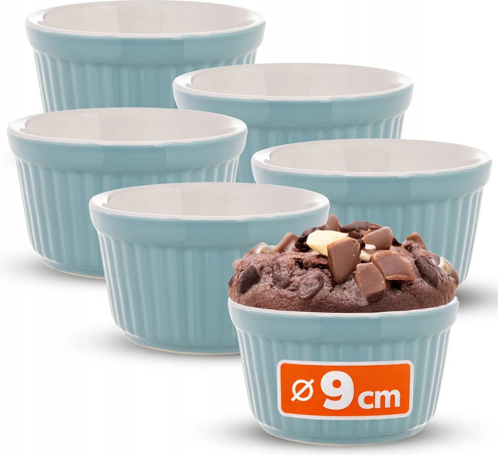 Sütőkokilla Hőálló Edény 9cm Tál 150ml 6db