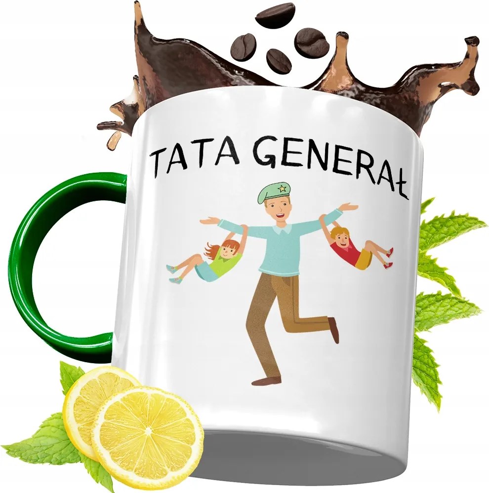 Zöld Bögre Apukának Születésnapi Ajándék fényképes nyomtatással