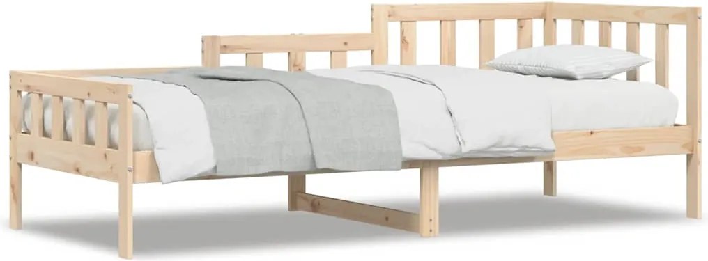 vidaXL tömör fenyőfa kanapéágy matrac nélkül 80 x 200 cm