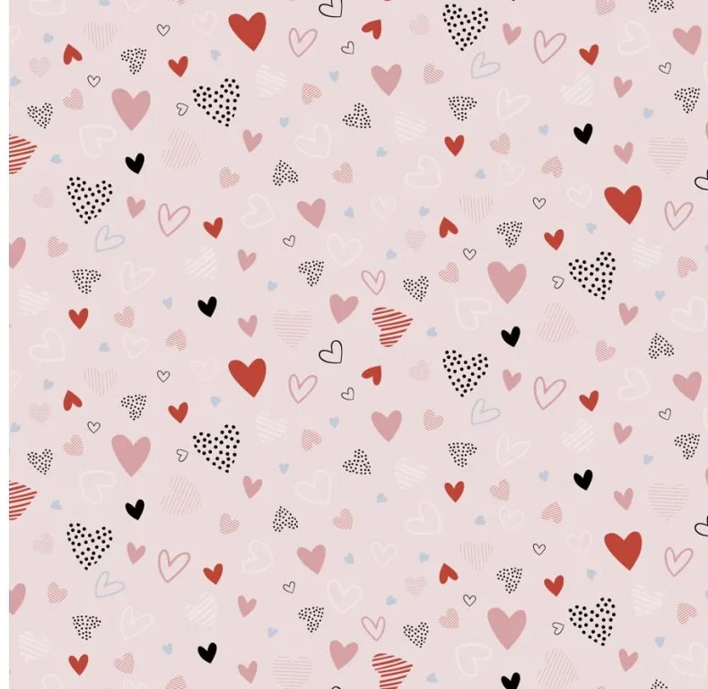 Pamut párnahuzat LOVITA 40x60 cm, rózsaszín