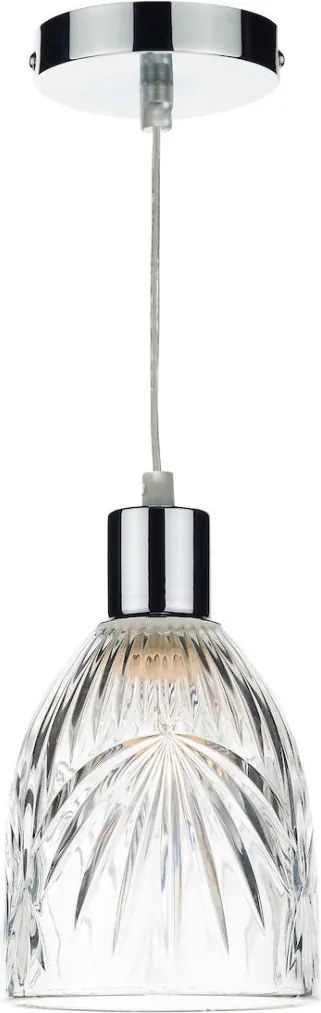 DAR LIGHTING MOT6508 MOTIF Egyágú Függesztett Lámpa Üveg IP20