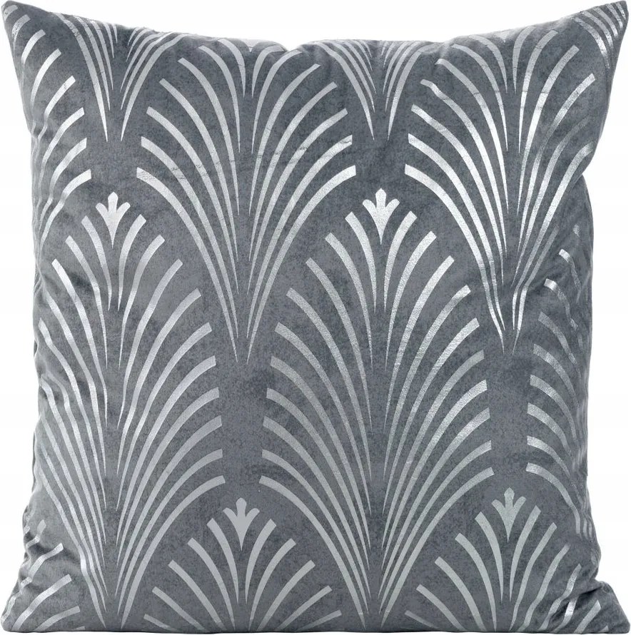 Dekoratív párnahuzat BLINK-27 45x45 Eurofirany acél/világos arany