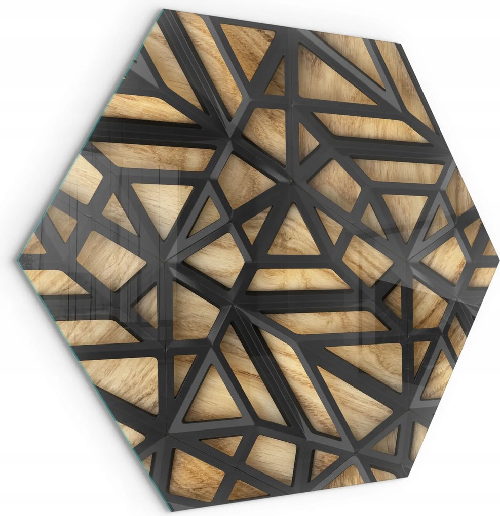 Stílusos padlóvédelem Kályha Kandalló Geometria fa h40