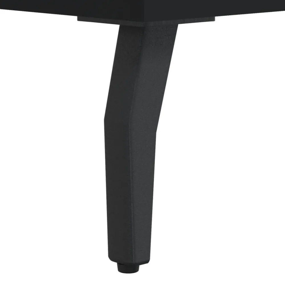 fekete szerelt fa TV-szekrény 80 x 36 x 50 cm