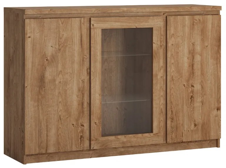 FRILO III komód, 135,4x92,9x40, tölgyfa ribbeck arany