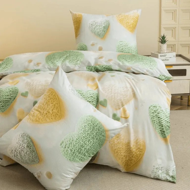 Mikroszálas ágyneműhuzat HEARTAMI színes Ágyneműhuzat mérete: 70 x 80 cm | 140 x 200 cm