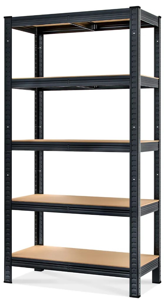 HEAVY nagy teherbírású polc, max 875kg, 90x40x180cm, fekete Jurhan