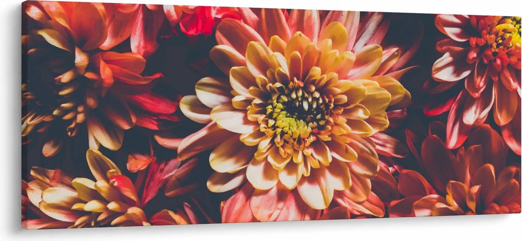 Kép - Krizantém (120x50 cm)