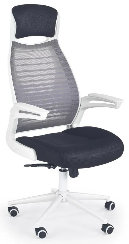 Irodai szék TURI fekete/fehér/szürke