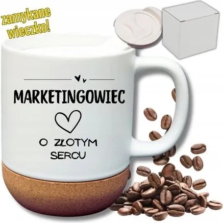 Fehér Bögre Parafa Vicces Ajándék Marketinges Arany Szív