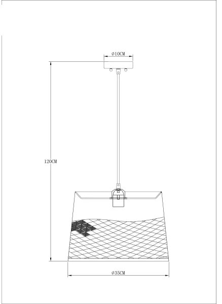 Globo 15315S - Csillár zsinóron BECCA 1xE27/60W/230V