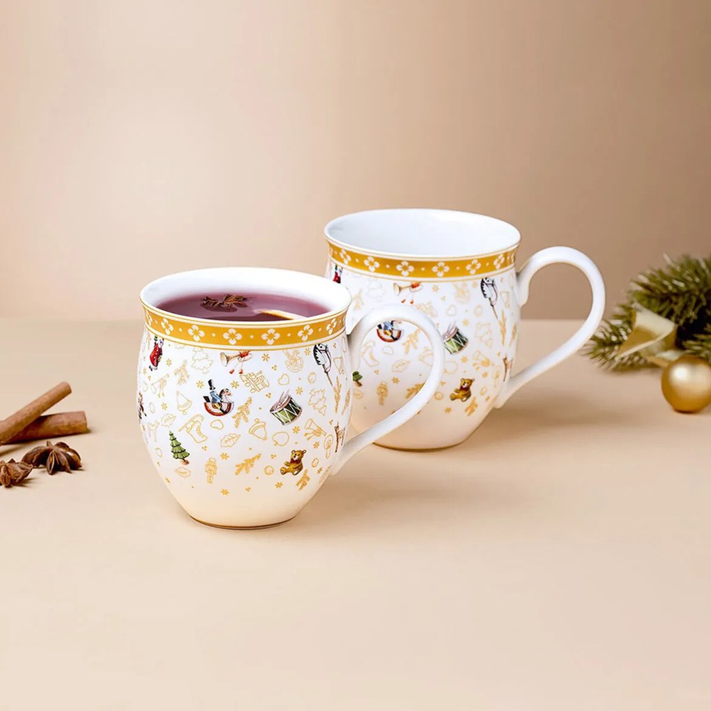Karácsonyi bögrék szett, évfordulós kiadás, 2 darabos szett, Toy's Delight kollekció - Villeroy & Boch
