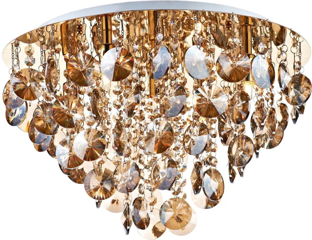 DAR LIGHTING JES5440 JESTER Kristály Mennyezeti Lámpa Arany G9 IP20