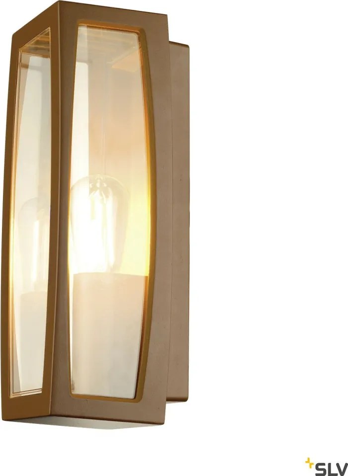 SLV 230657 MERIDIAN Modern Kültéri Fali Lámpa Rozsdás E27 IP54