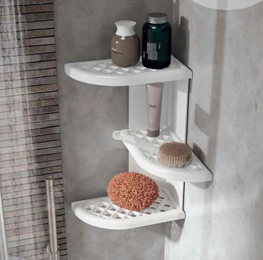 Aqualine Aqualine, Fürdőszobaszék 30x46,5x29,3 cm, fehér, CO75
