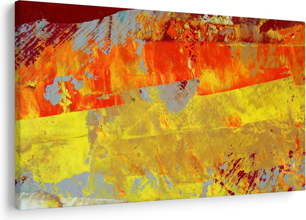 Absztrakció kép - festmény (90x60 cm)
