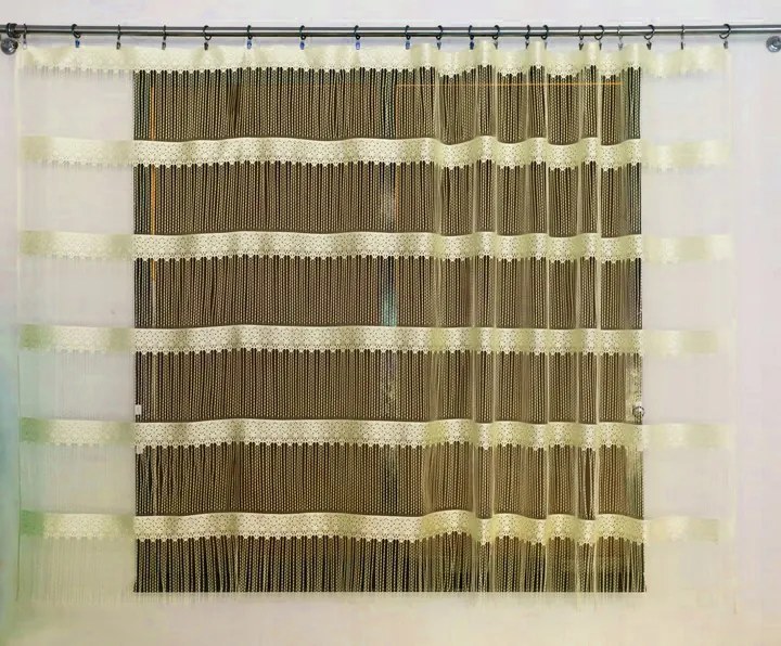 Mg Függöny jacquard zsinór Bézs 255X175 9741