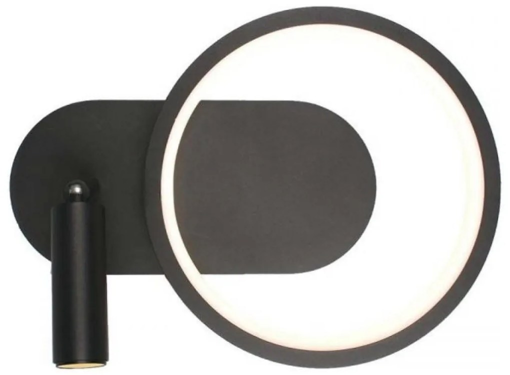 LED Fali lámpa LED/14W/230V 4000K fekete