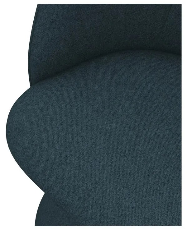 Petróleum színű kárpitozott étkezőfotel Maia – Makamii