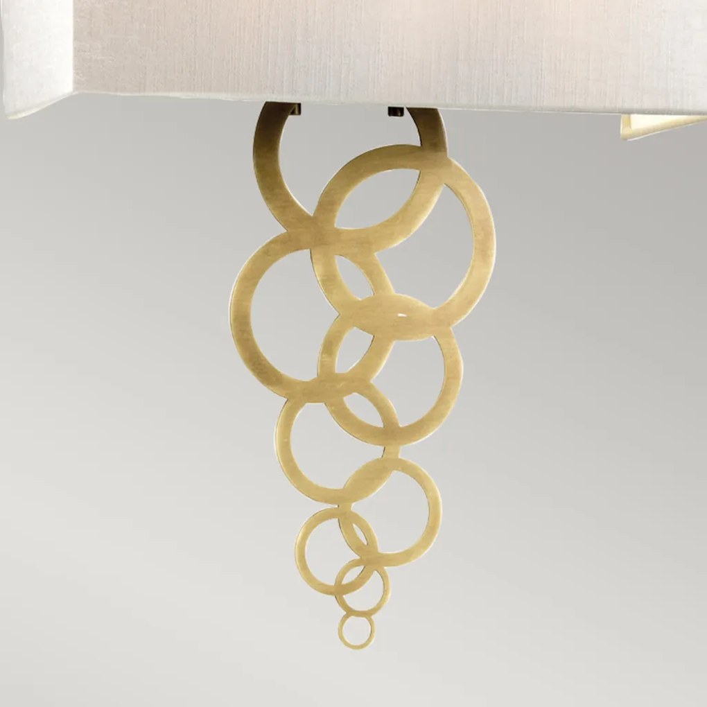 Elstead Lighting Rosa ROSA-LARGE-AB Fali lámpa 2x60W/E27