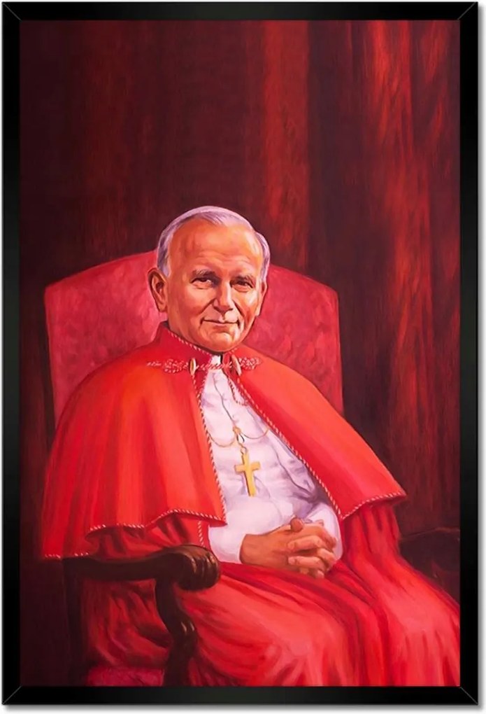 Poszterek keretben 40x60 II. János Pál pápa