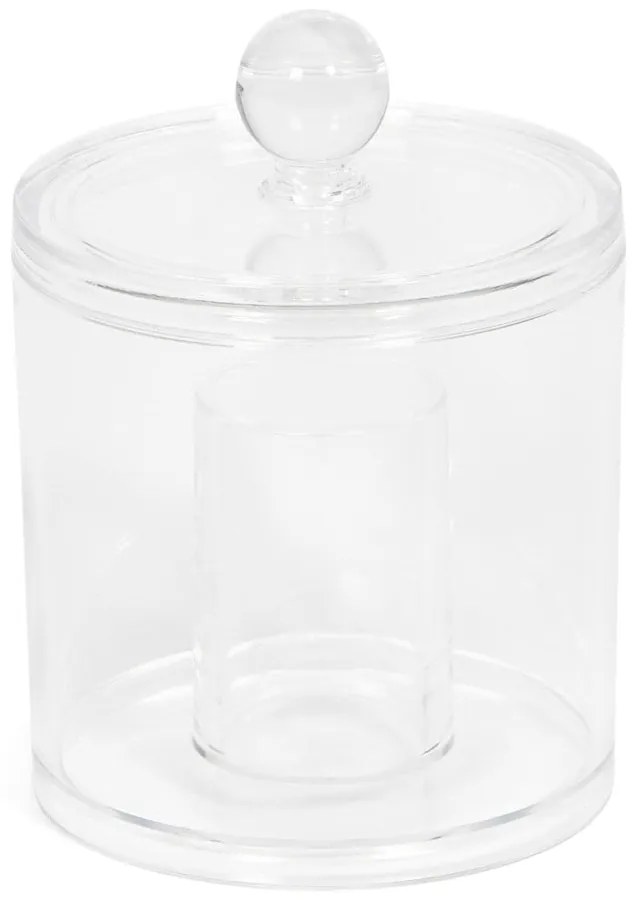 Kozmetikai rendszerező/vattakorong tároló, magasság 11 cm - Compactor