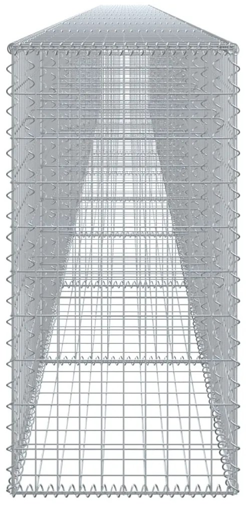 horganyzott vas gabion kosár fedéllel 1000 x 50 x 100 cm