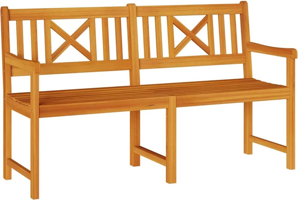 vidaXL Kerti pad Barna 150 x 56 x 90 cm Tömör Akácfa