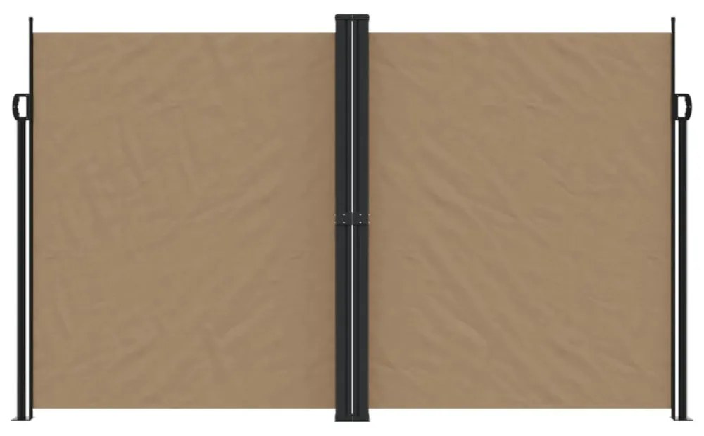 tópszínű behúzható oldalsó napellenző 200 x 1000 cm