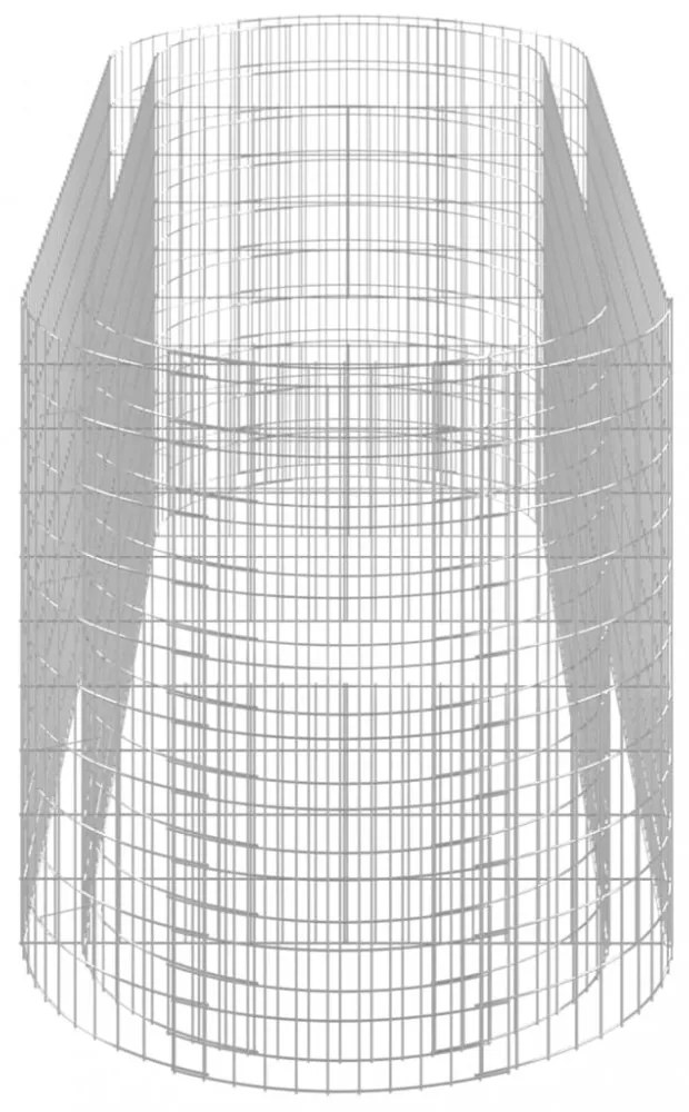 horganyzott vas gabion magaságyás 300x100x100 cm