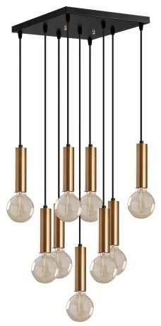 Kábeles csillár TEMPO 9xE27/40W/230V arany