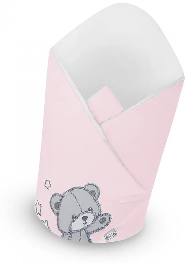 Kókusz pólya Belisima Teddy Bear rózsaszín