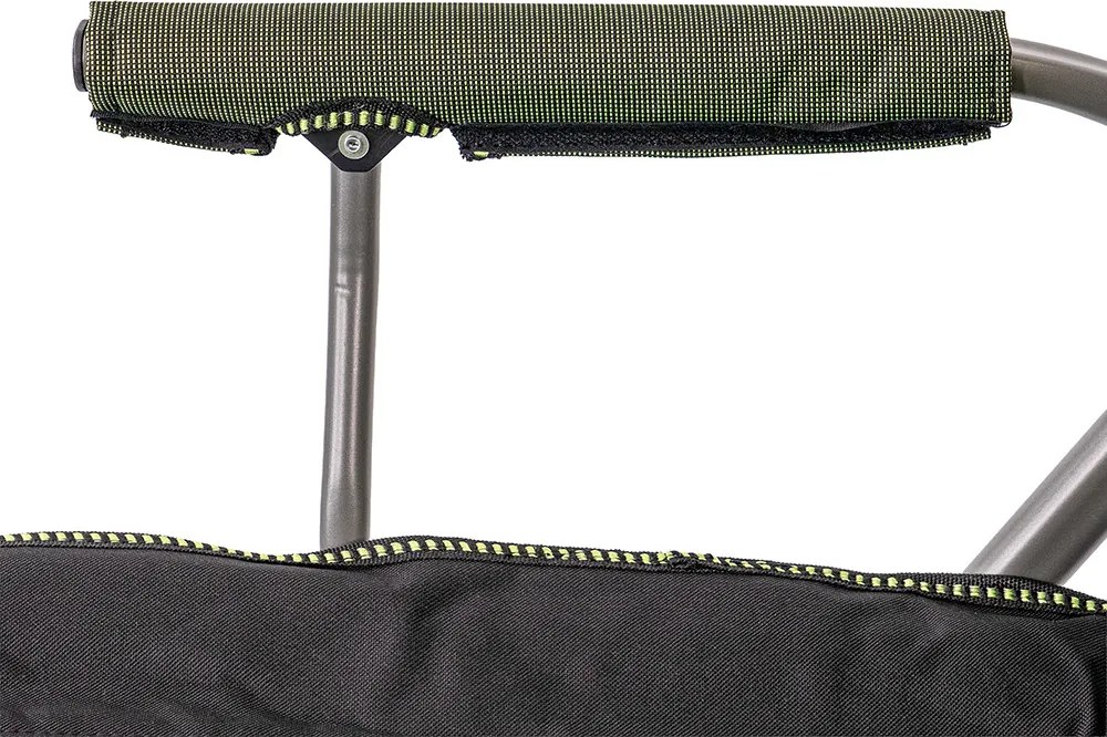 Leziter Comfort karfás horgász szék pohártartóval zöld