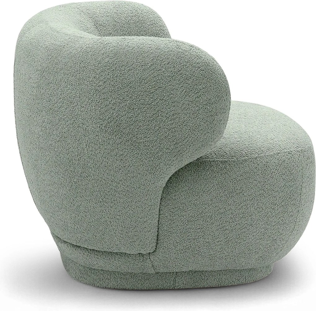 Skindi relax fotel - zöld bouclé Catch Me 13