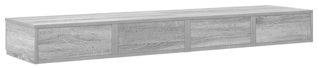 Ágyfiókok fiókkal Szürke sonoma 150 x 36.5 x 16.5 cm Faanyag