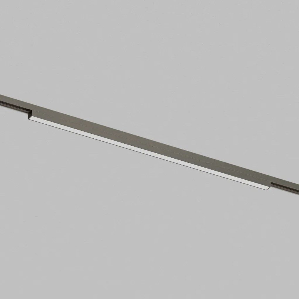Track light SHINE LINEAR ZigBee, 48V, 20W, 2700–6000K, IP20, dark nickel, aluminum — DK/EU-5952-DN