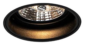 Modern süllyesztett spotlámpa fekete keret nélküli - Impact 70