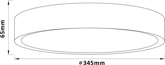 Brilliant - LED mennyezeti lámpa SLIMLINE LED/24W/230V Ø 34,5 cm gumifa